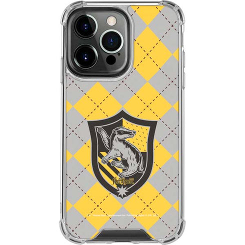 Wizarding World Harry Potter Hufflepuff Crest iPhone 15 Pro Clear Case